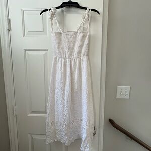 Jessica Simpson White Midi Dress